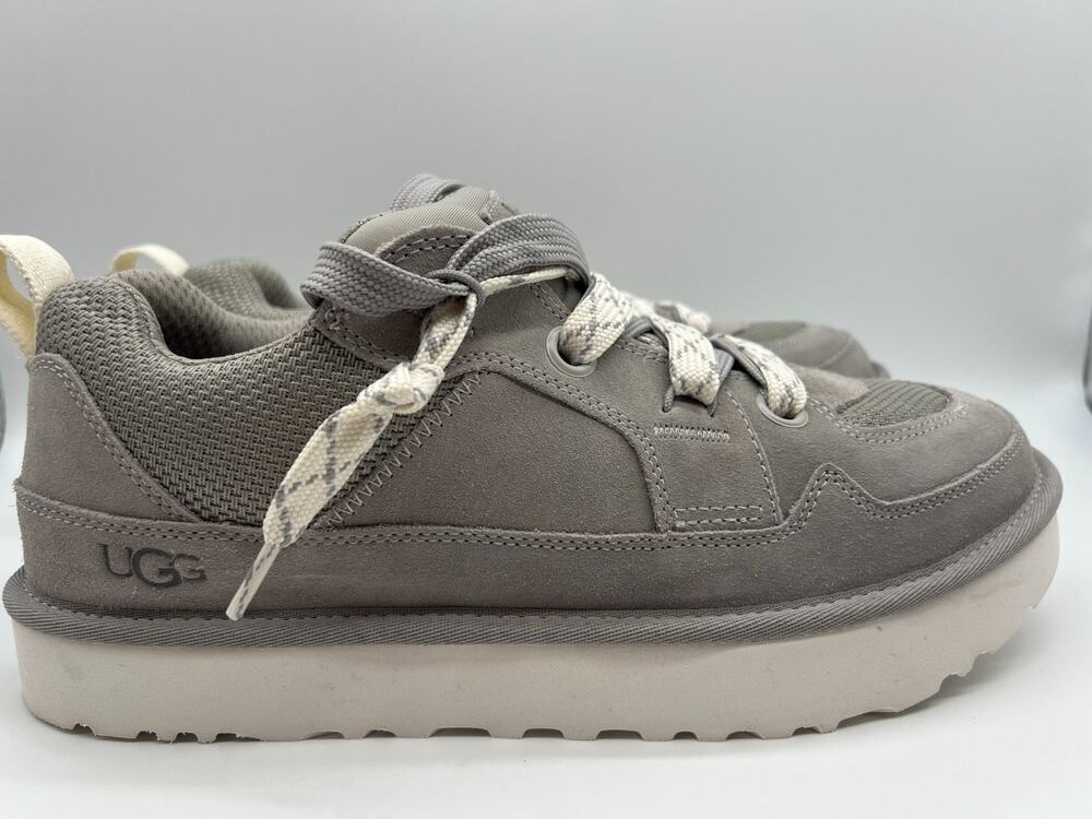 UGG Lo Lowmel Gray Suede Shoes 1169493 Men's Size 11 New